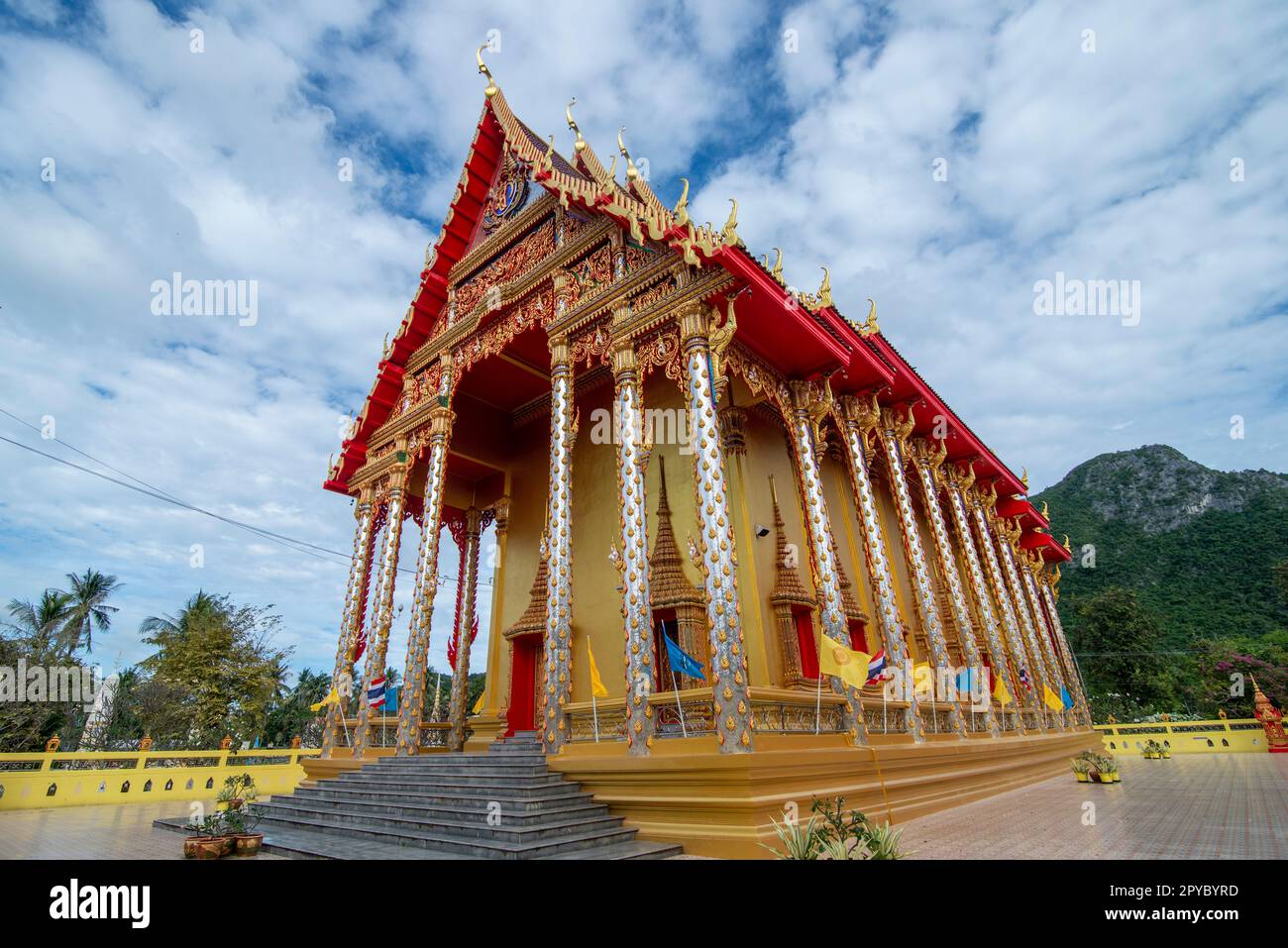 THAILAND PRACHUAP KHIRI KHAN WAT KHLONG WAN Stock Photo