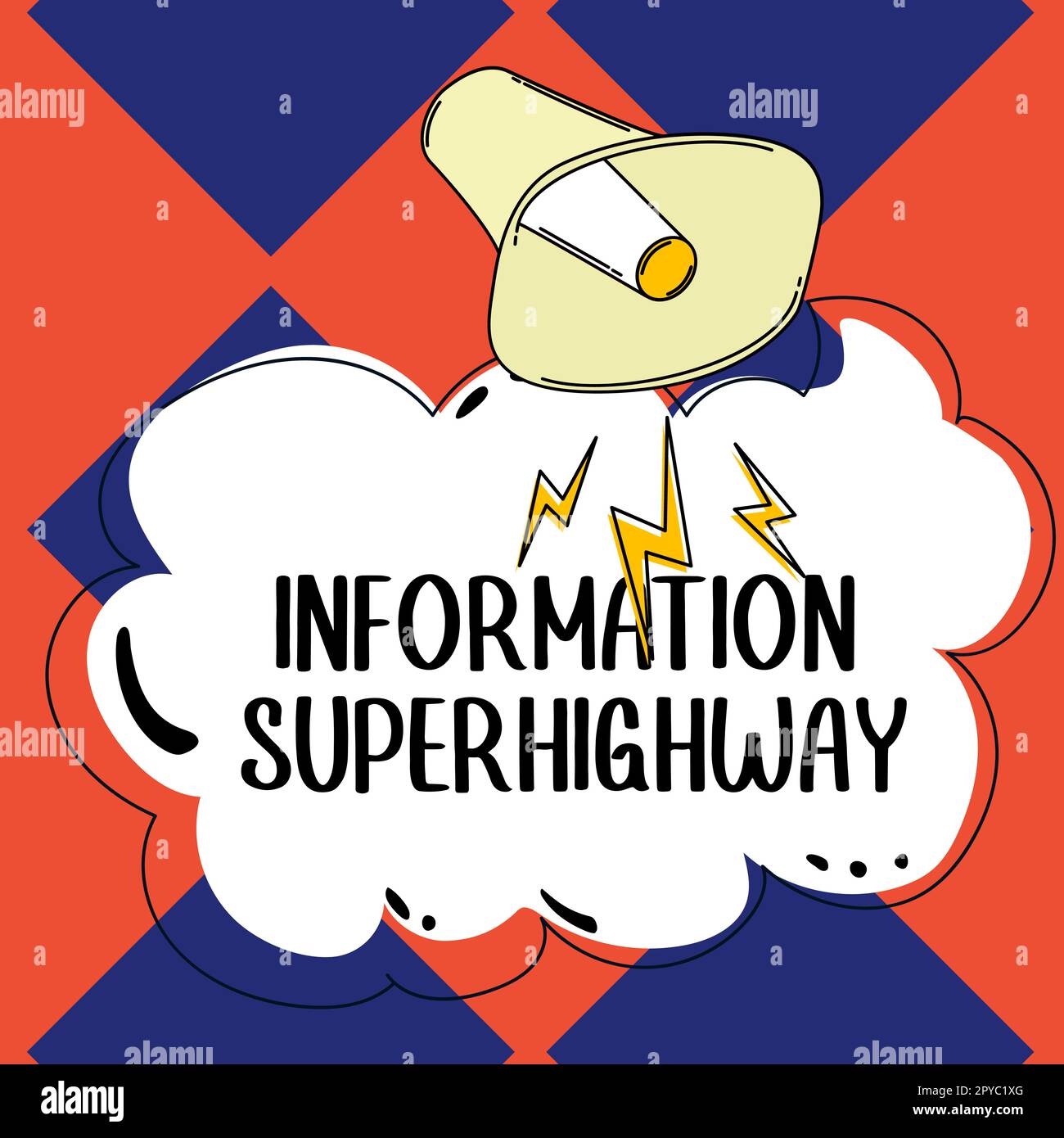 Inspiration showing sign Information Superhighway. Word for place especially a website where information is available Stock Photo