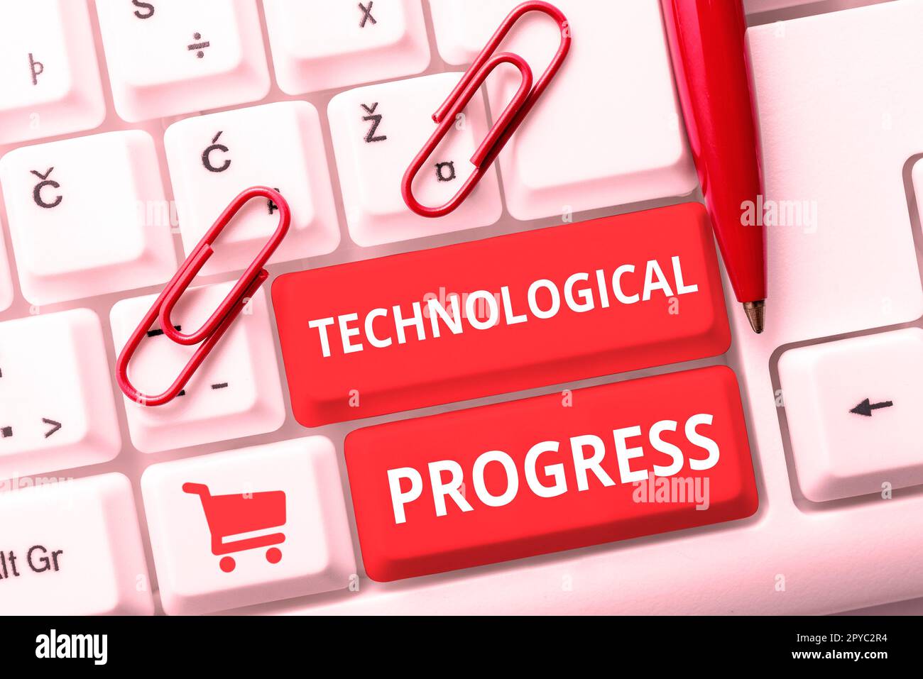 Text caption presenting Technological Progress. Word Written on overall Process of Invention Innovation Diffusion Stock Photo