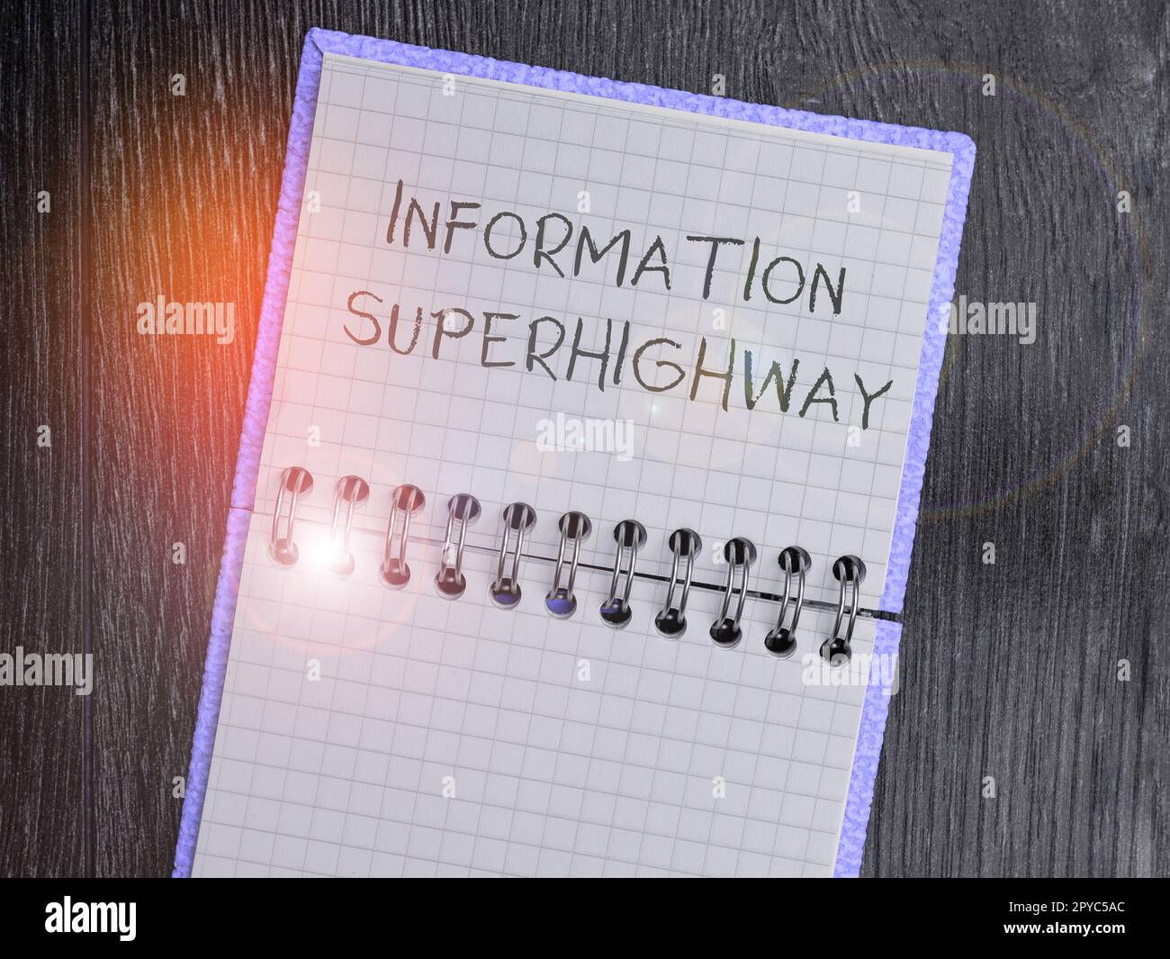 Inspiration showing sign Information Superhighway. Word for place especially a website where information is available Stock Photo
