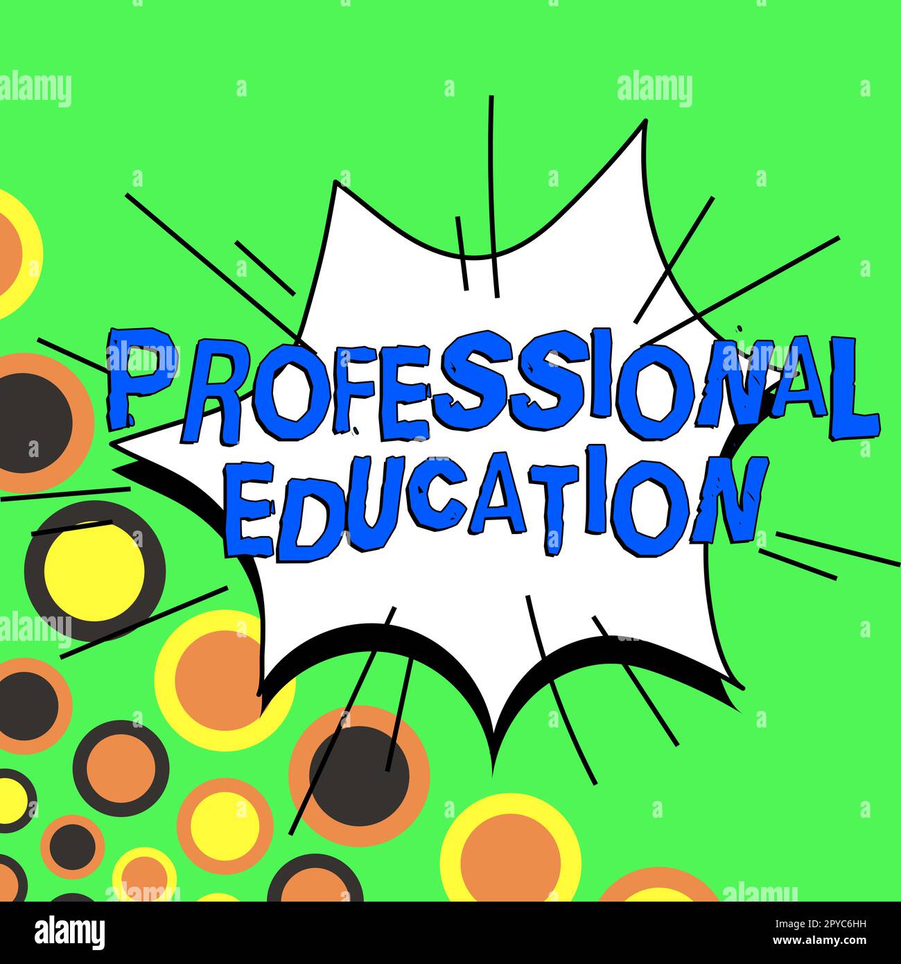 Conceptual display Professional Education. Internet Concept Continuing Education Units Specialized Training Stock Photo