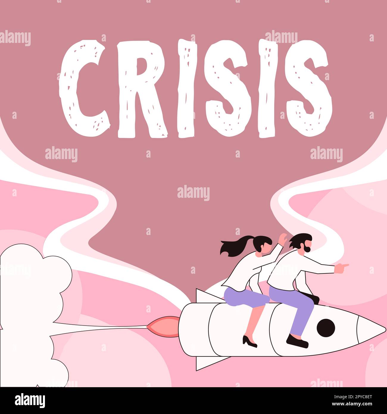 Inspiration showing sign Crisis. Business showcase time when difficult ...