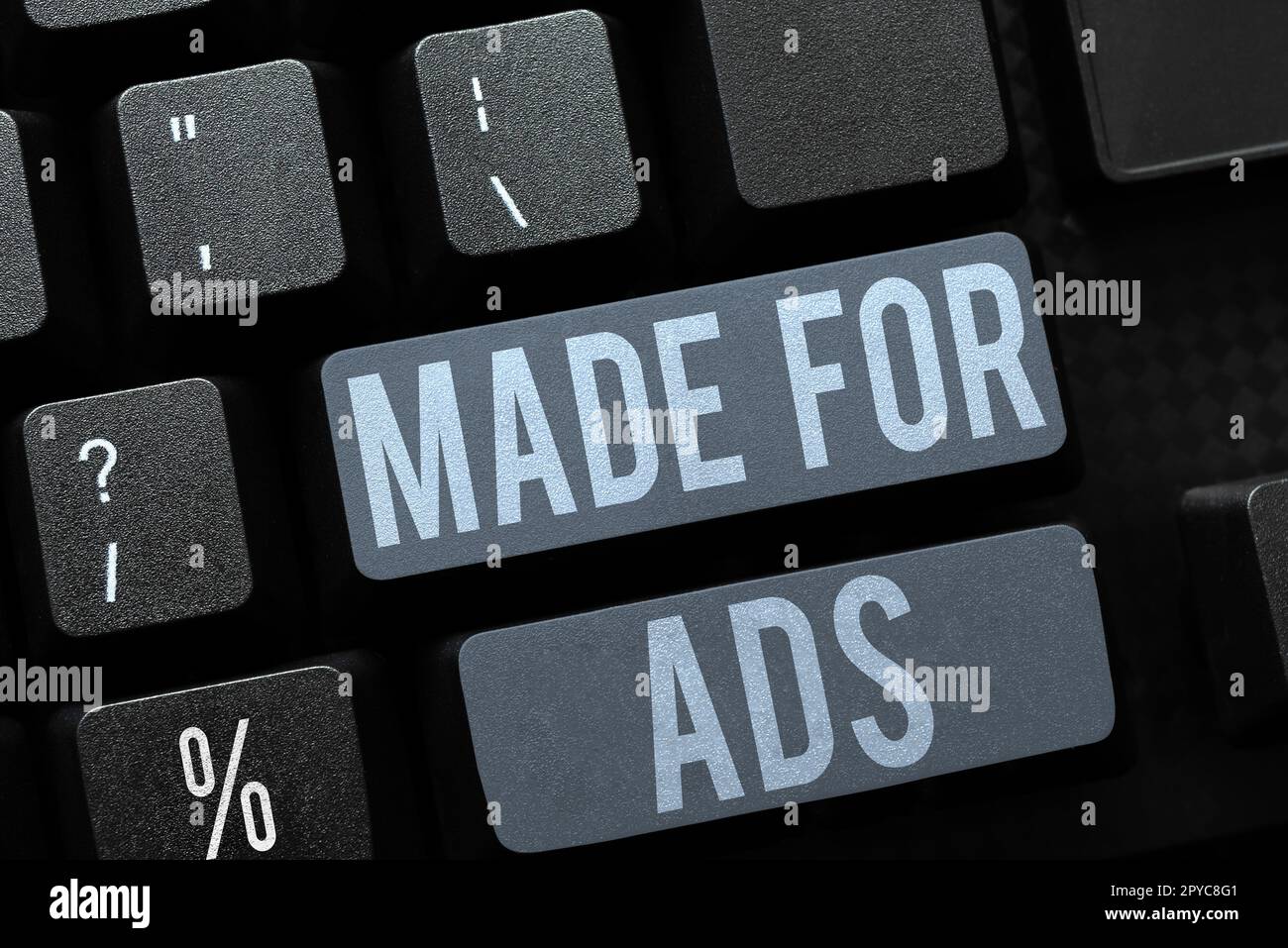 Writing displaying text Made For Ads. Business idea Marketing ...