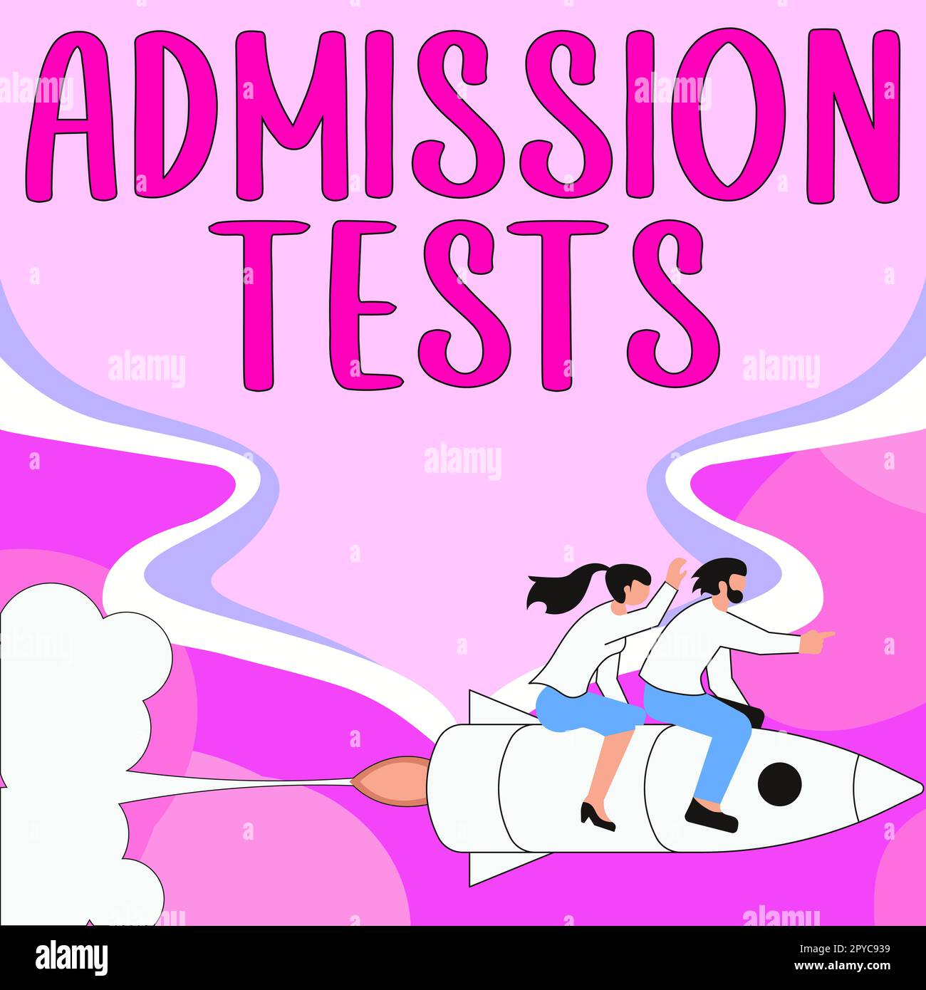 Text showing inspiration Admission Tests. Word for an exam that you take to be accepted into a school Stock Photo