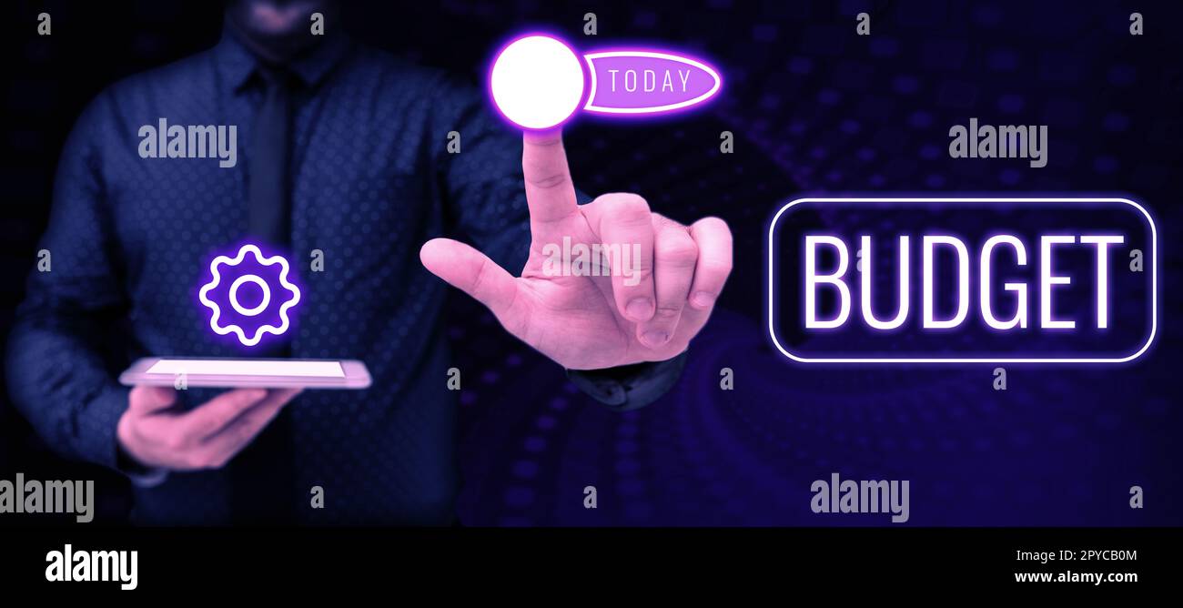 Inspiration showing sign Budget. Conceptual photo defined estimate of ...