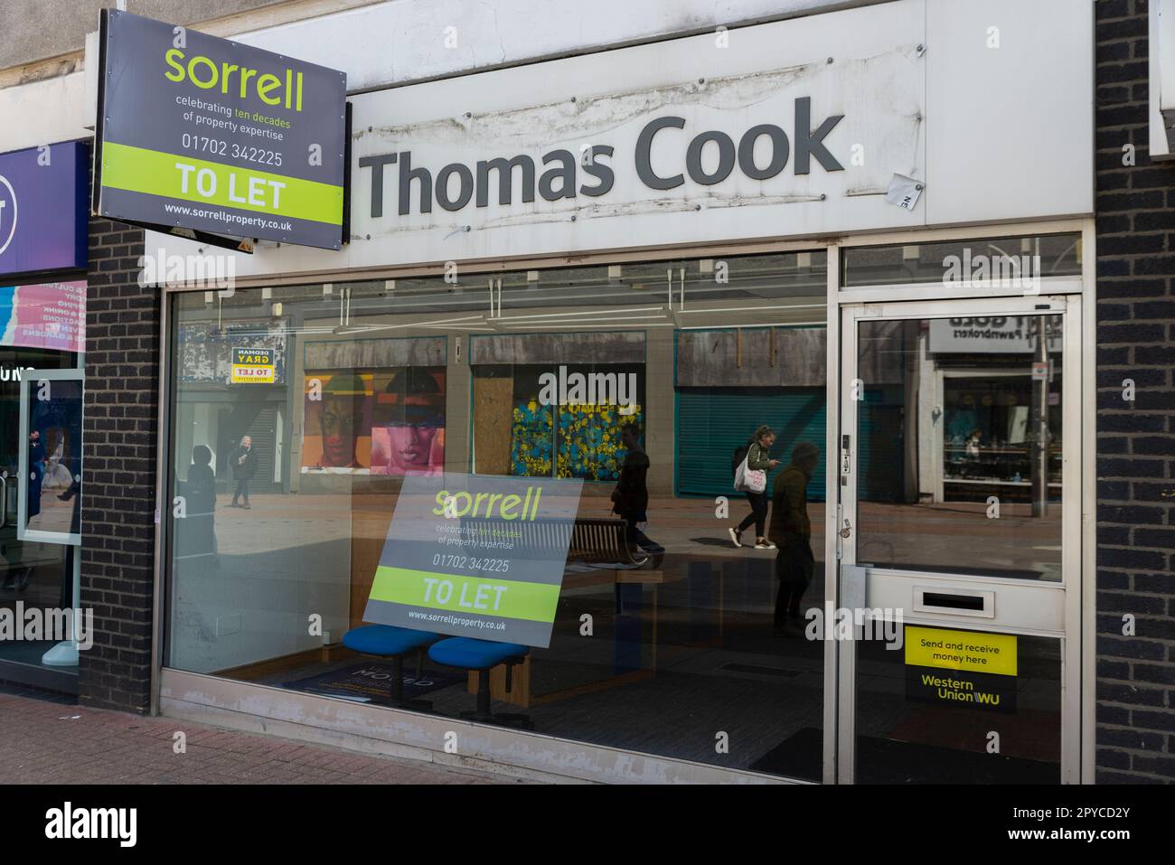 British high street rundown hires stock photography and images Alamy