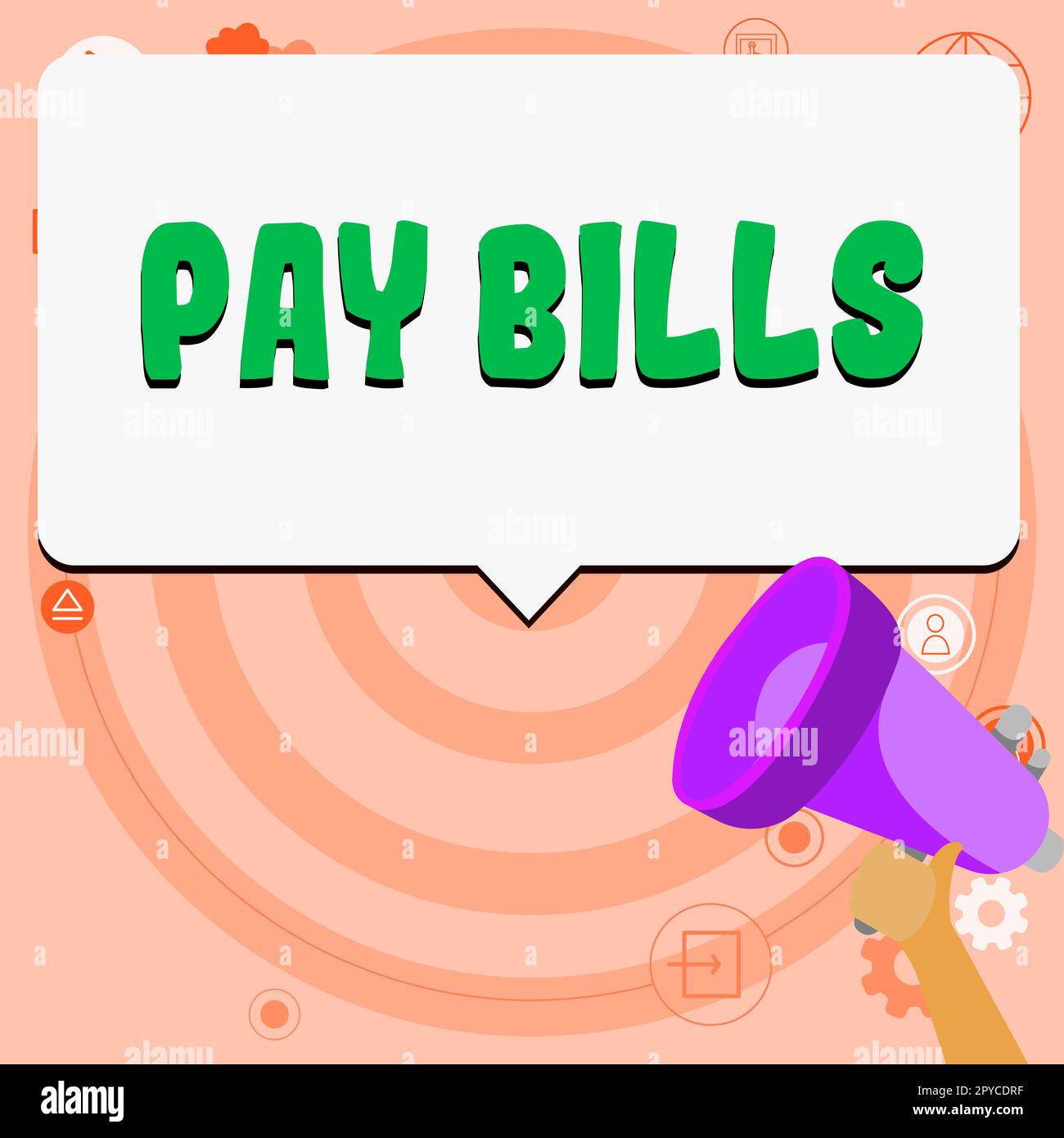 Writing displaying text Pay Bills. Business concept list of expenses to