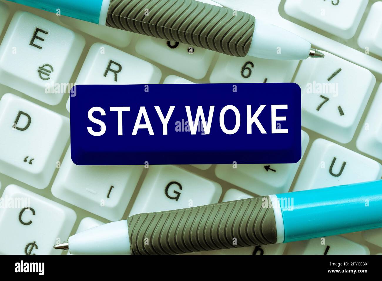 Stay Aware Text showing inspiration Stay Woke. Word for being aware of your ...