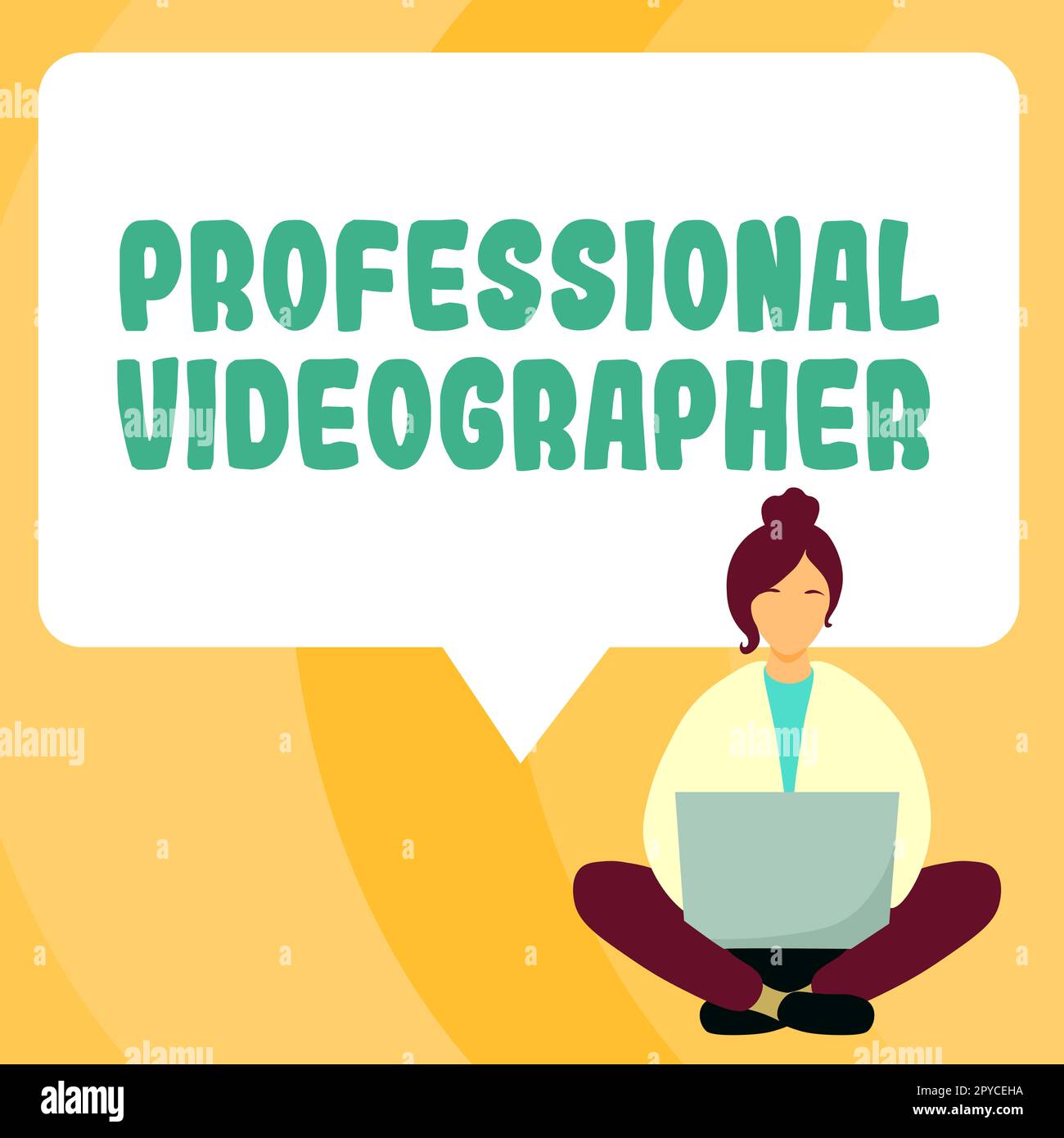 Handwriting text Professional Videographer. Word for Filmmaking Images digitally recorded by an expert Stock Photo