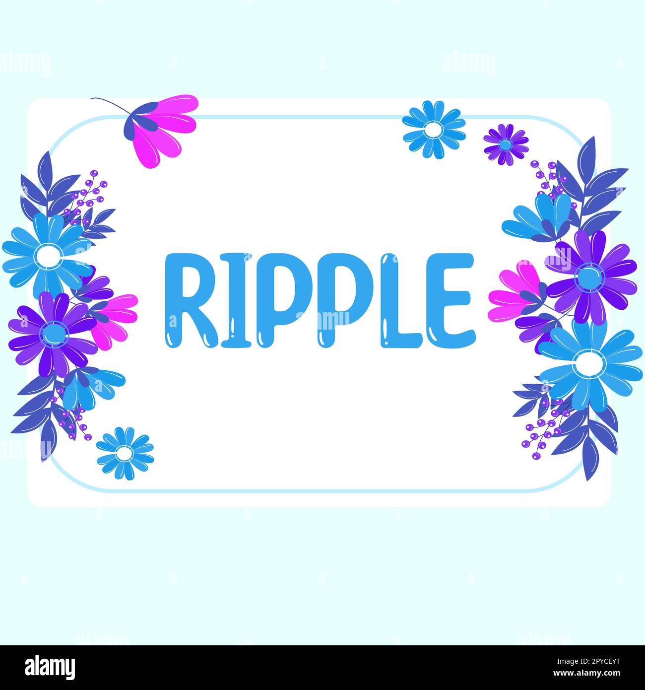 Text showing inspiration Ripple. Business concept small wave or series of them surface of water caused slight breeze Stock Photo