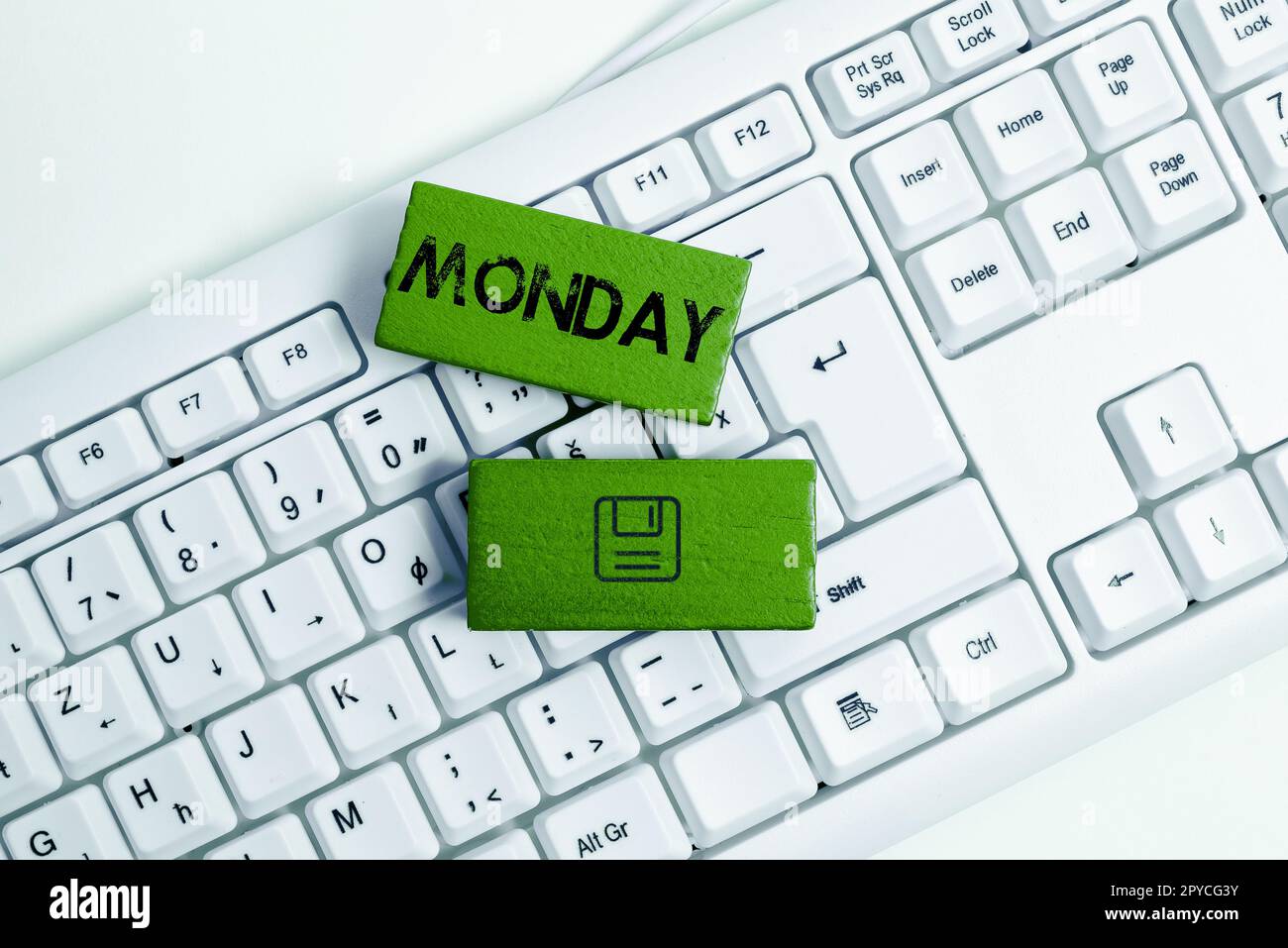 Conceptual caption Monday. Business approach the day of the week after ...