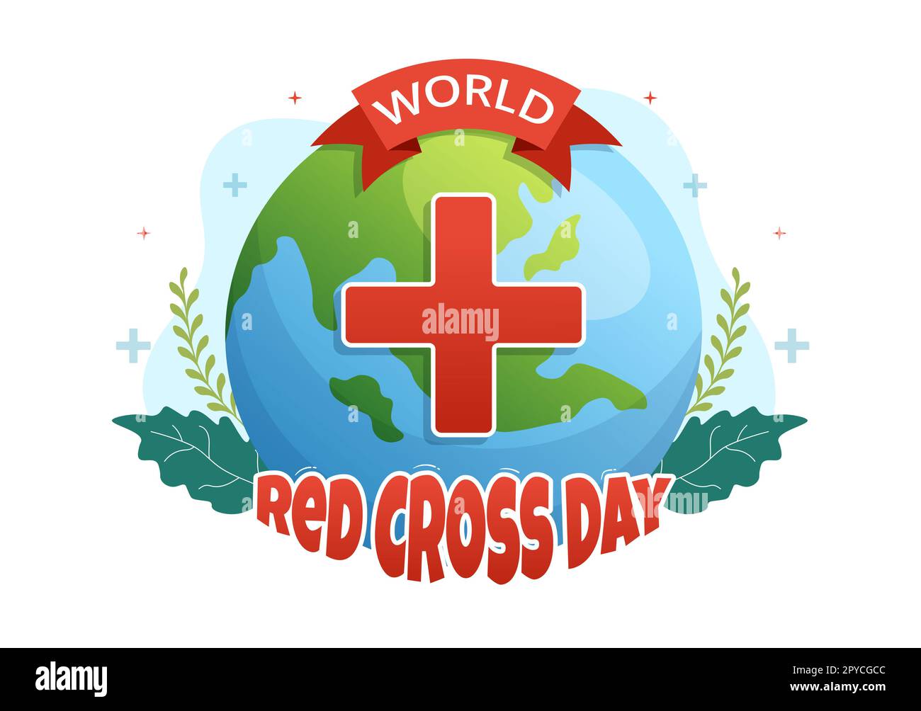 World Red Cross Day on May 8 Illustration to Medical Health and ...