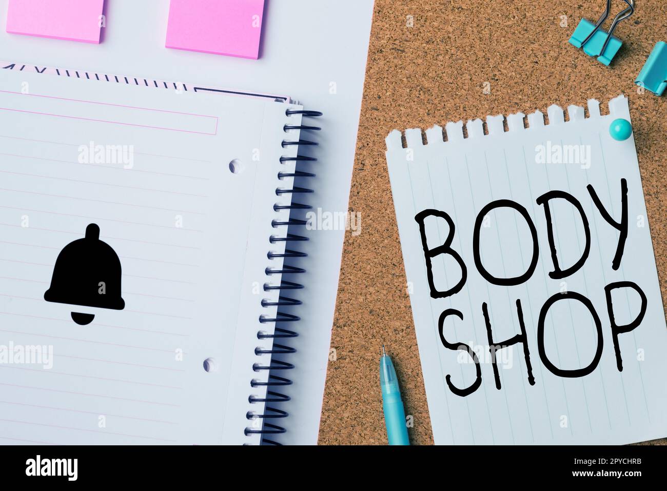 Inspiration showing sign Body Shop. Business showcase a shop where automotive bodies are made or repaired Stock Photo