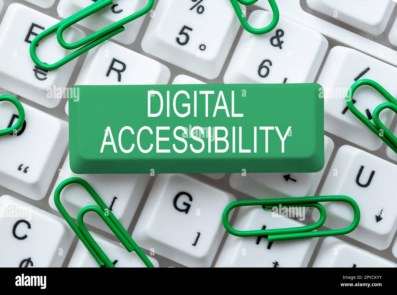 Sign displaying Digital Accessibility. Business concept electronic technology that generates stores and processes data Stock Photo