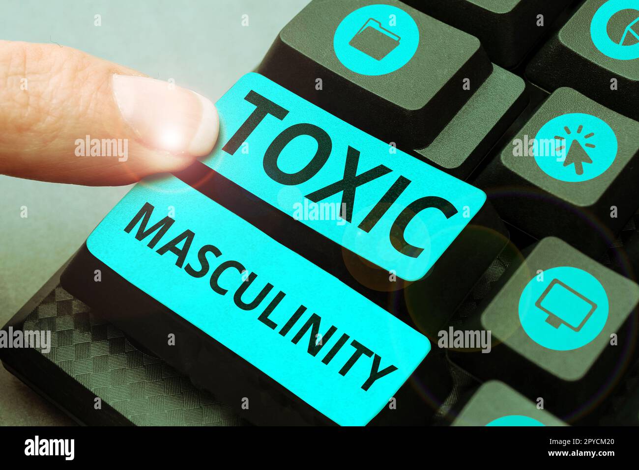 Conceptual display Toxic Masculinity. Concept meaning describes narrow ...