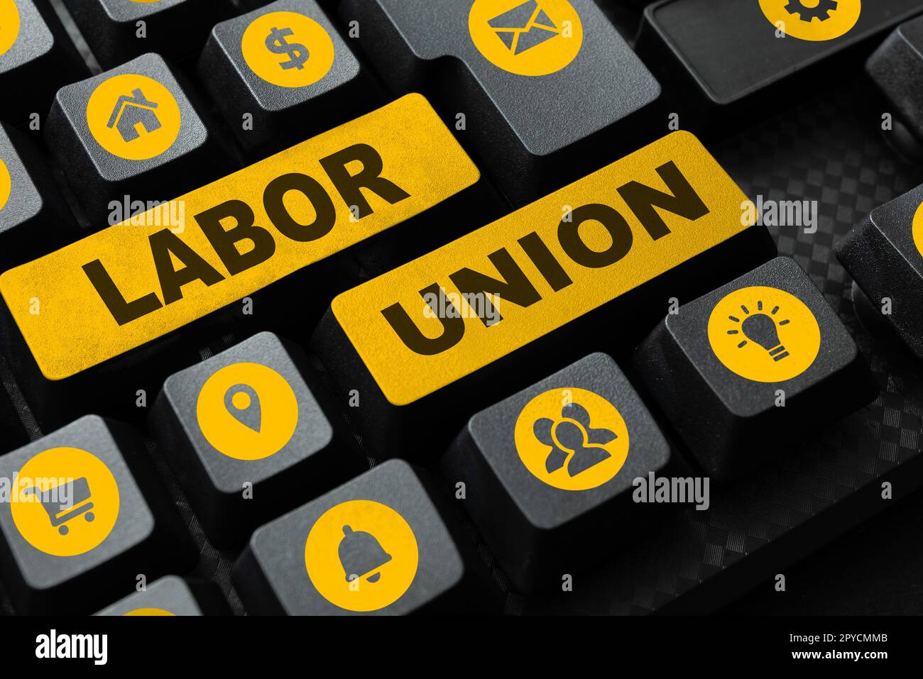 Conceptual display Labor Union. Concept meaning rules relating to ...