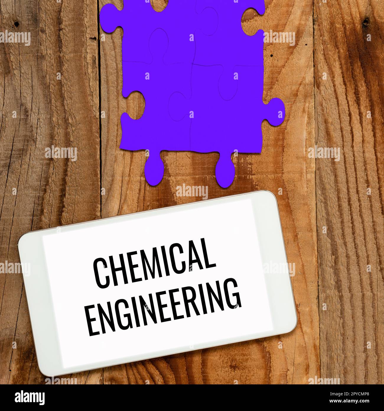 Hand writing sign Chemical Engineering, Concept meaning developing