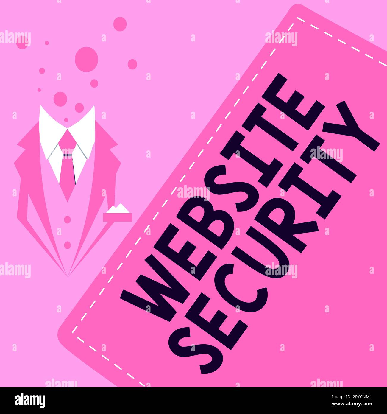 Sign displaying Website Security. Business approach critical component to protect and secure websites Stock Photo