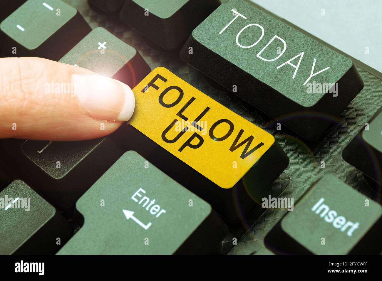 Follow up check hi-res stock photography and images - Alamy