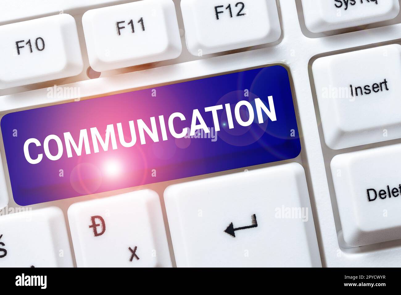 Conceptual display Communication. Business concept Imparting or exchanging of information by speaking writing Stock Photo