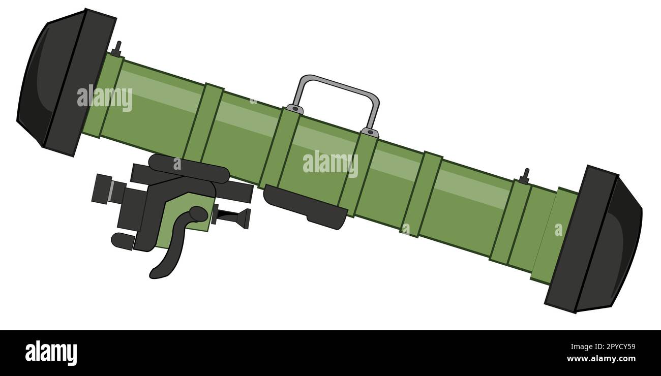 Modern weapon american antitank missile kit Javelin Stock Photo Alamy