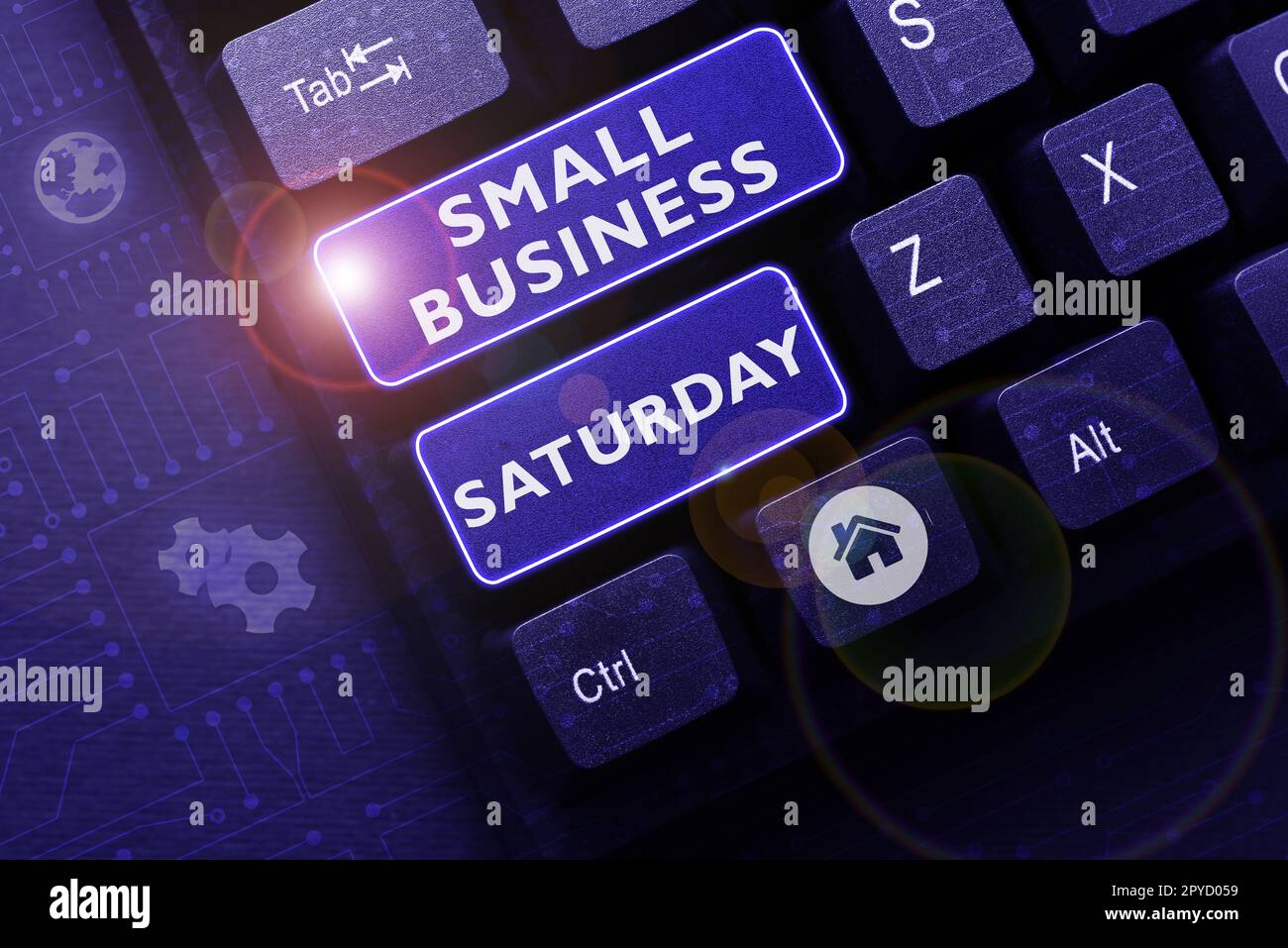 Inspiration showing sign Small Business Saturday. Word Written on American shopping holiday held during the Saturday Stock Photo