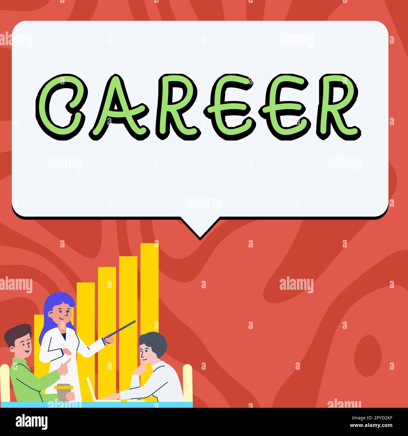 Text sign showing Career. Business idea undertaken for period persons life with opportunities for progress. Stock Photo