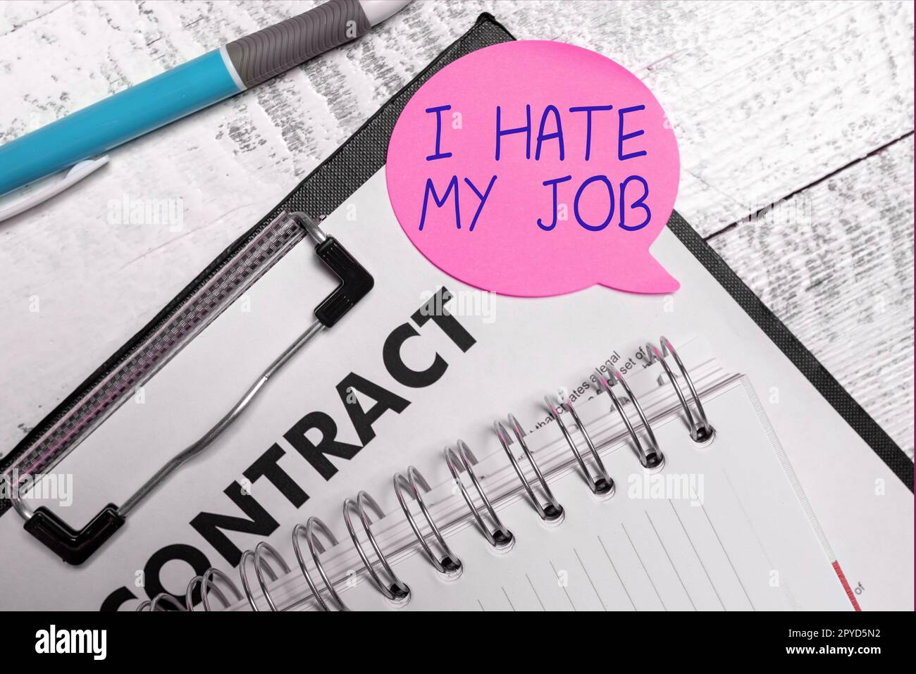 Sign displaying I Hate My Job. Internet Concept don t like the assigned task no motivation to work or do Stock Photo
