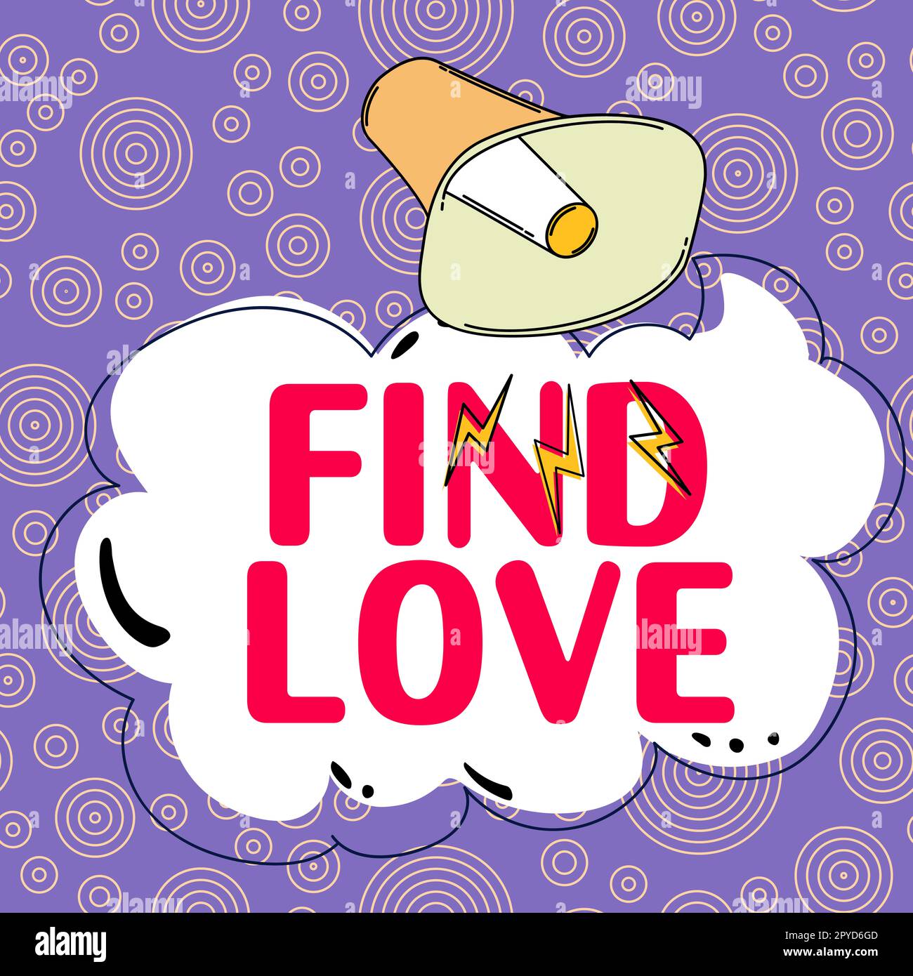 Handwriting text Find Love. Word for affection for another arising out ...
