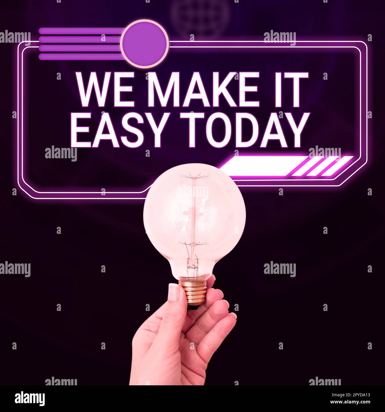 Conceptual display We Make It Easy Today. Internet Concept Offering ...