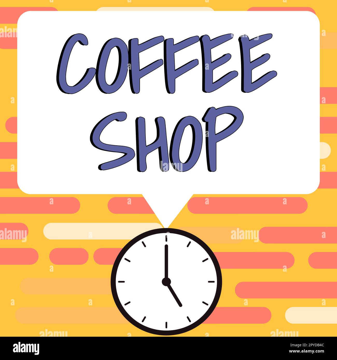 Hand writing sign Coffee Shop. Business idea small informal restaurant serving coffee and light refreshments Stock Photo