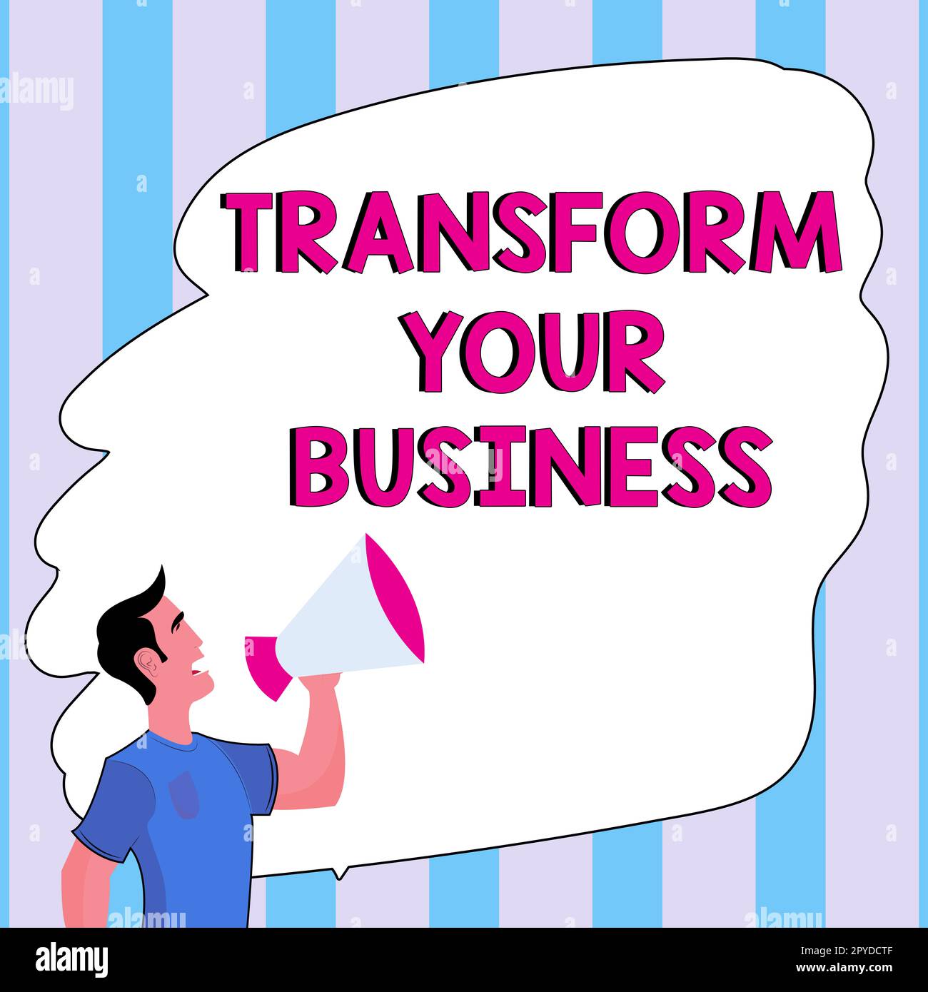 Sign displaying Transform Your Business. Business approach Modify energy on innovation and sustainable growth Stock Photo