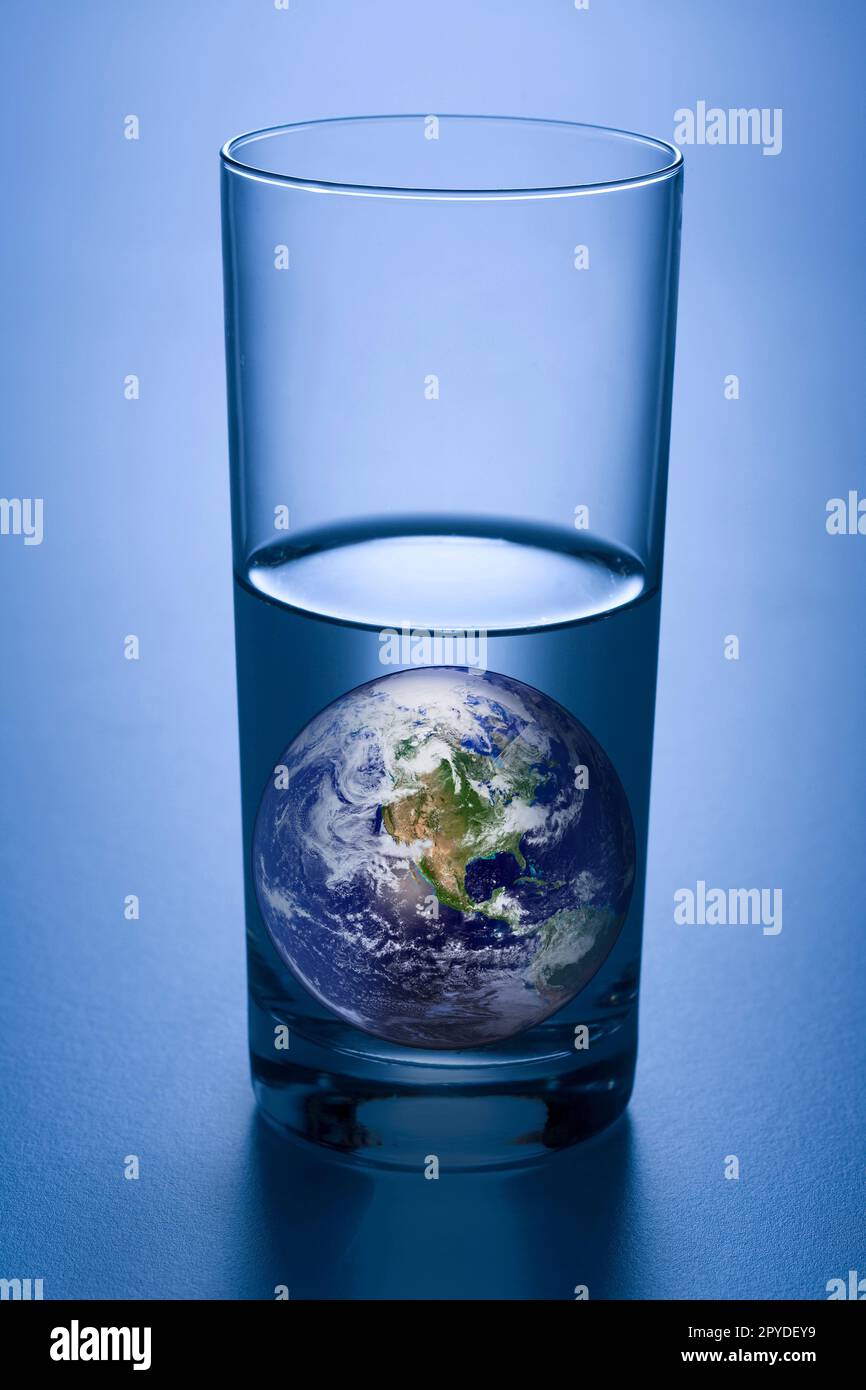 Is your glass half full or half empty Stock Photo Alamy