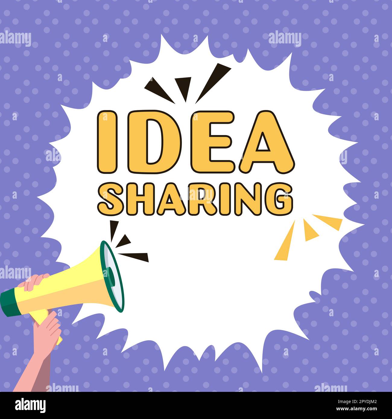 Handwriting text Idea Sharing. Business approach Startup launch innovation product, creative thinking Stock Photo