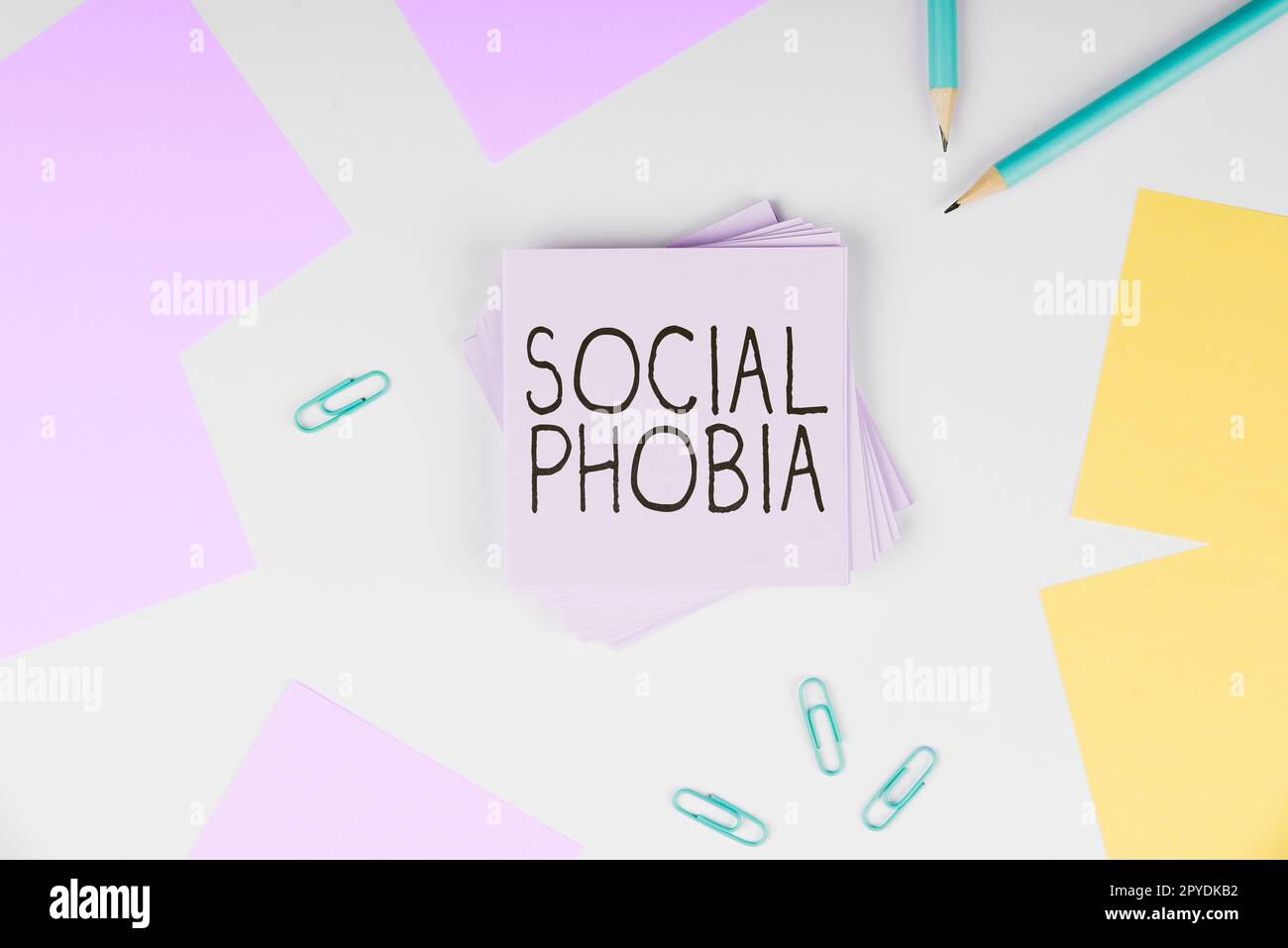 Conceptual caption Social Phobia. Concept overwhelming fear of