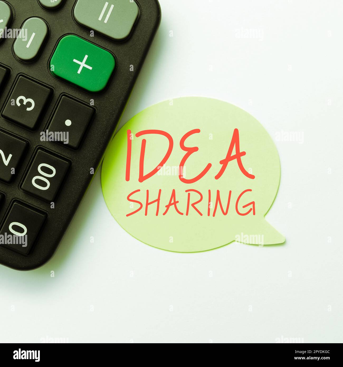 Conceptual display Idea Sharing. Word for Startup launch innovation product, creative thinking Stock Photo