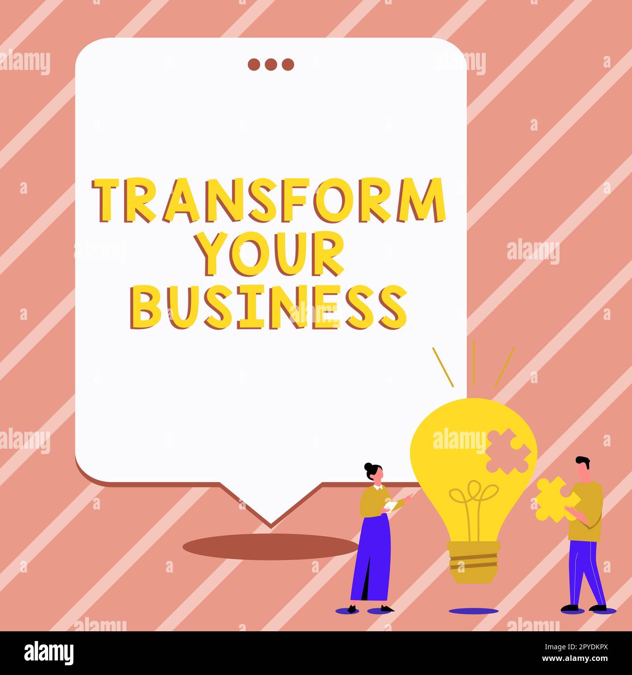 Handwriting text Transform Your Business. Word for Modify energy on innovation and sustainable growth Stock Photo