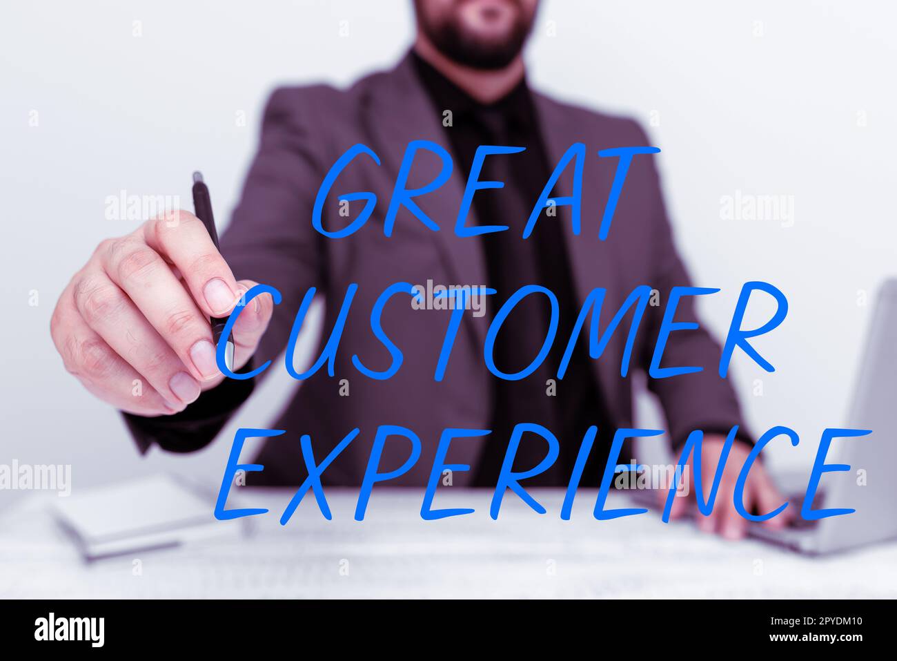 Text sign showing Great Customer Experience. Business overview ...