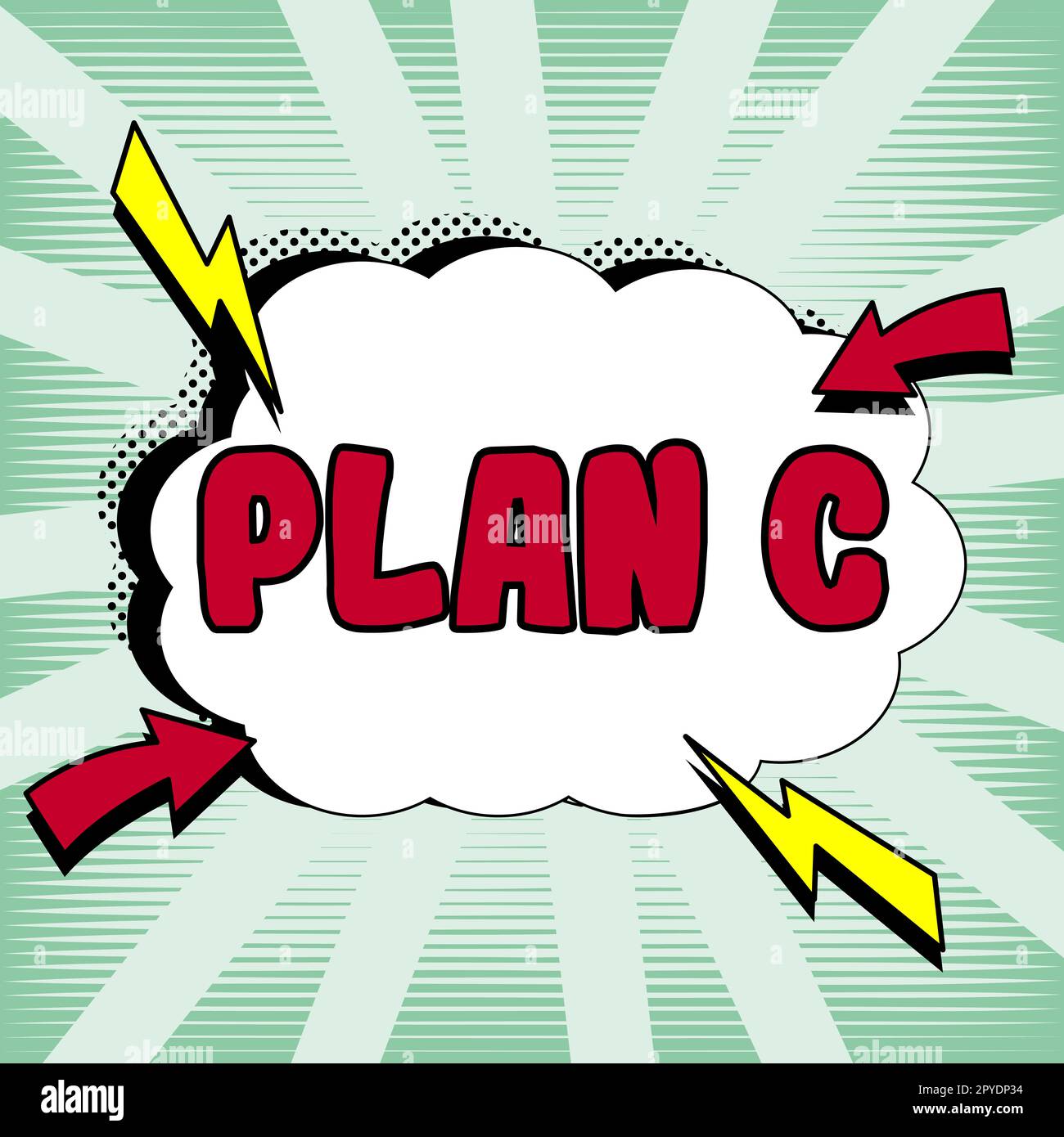 Writing displaying text Plan C. Business concept ones last Backup ...