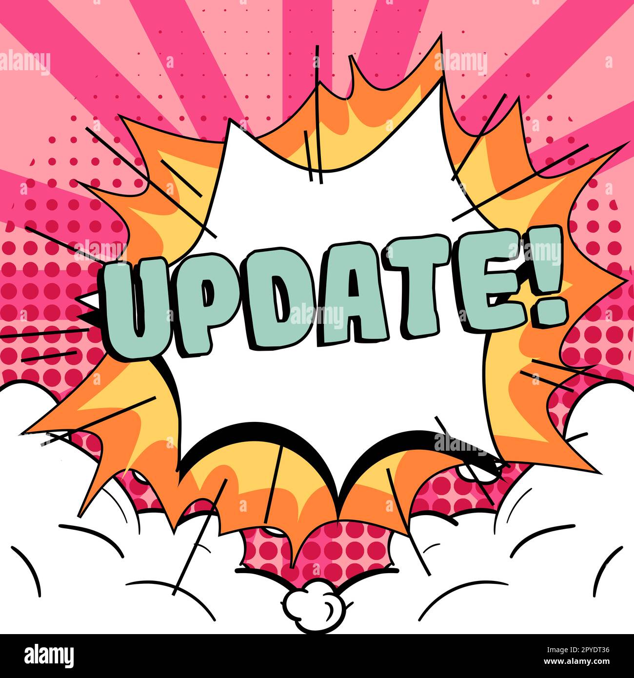 Text caption presenting Update. Business approach Make something more ...