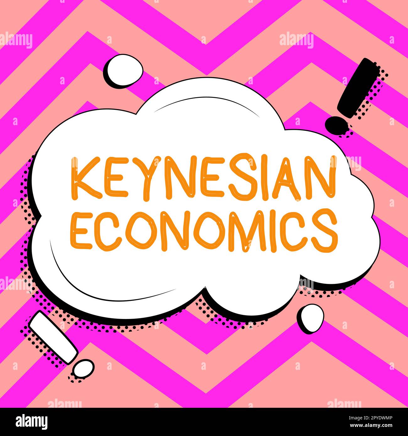 Handwriting text Keynesian Economics. Conceptual photo monetary and fiscal programs by government to increase employment Stock Photo