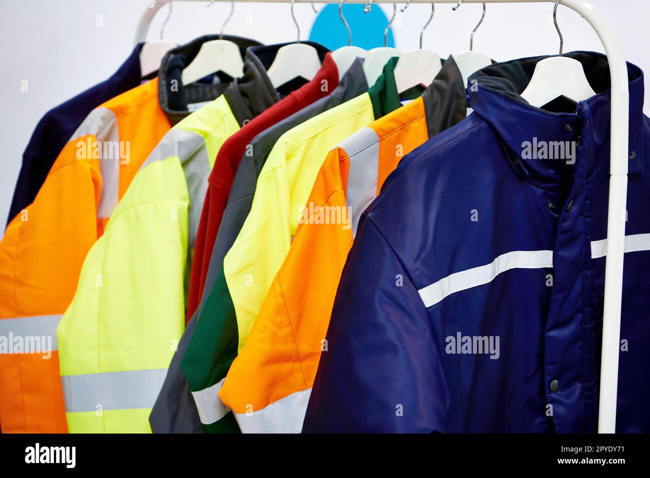 Blue workwear jacket hi-res stock photography and images - Alamy