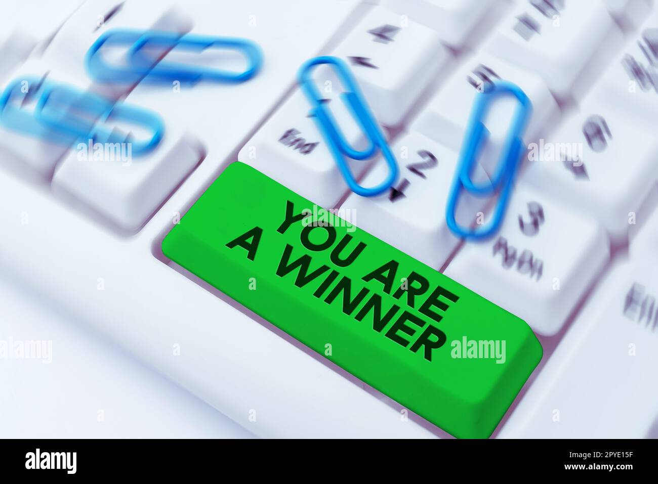 Text caption presenting You Are A Winner. Internet Concept motivation inspirational support for you accomplish goals Stock Photo