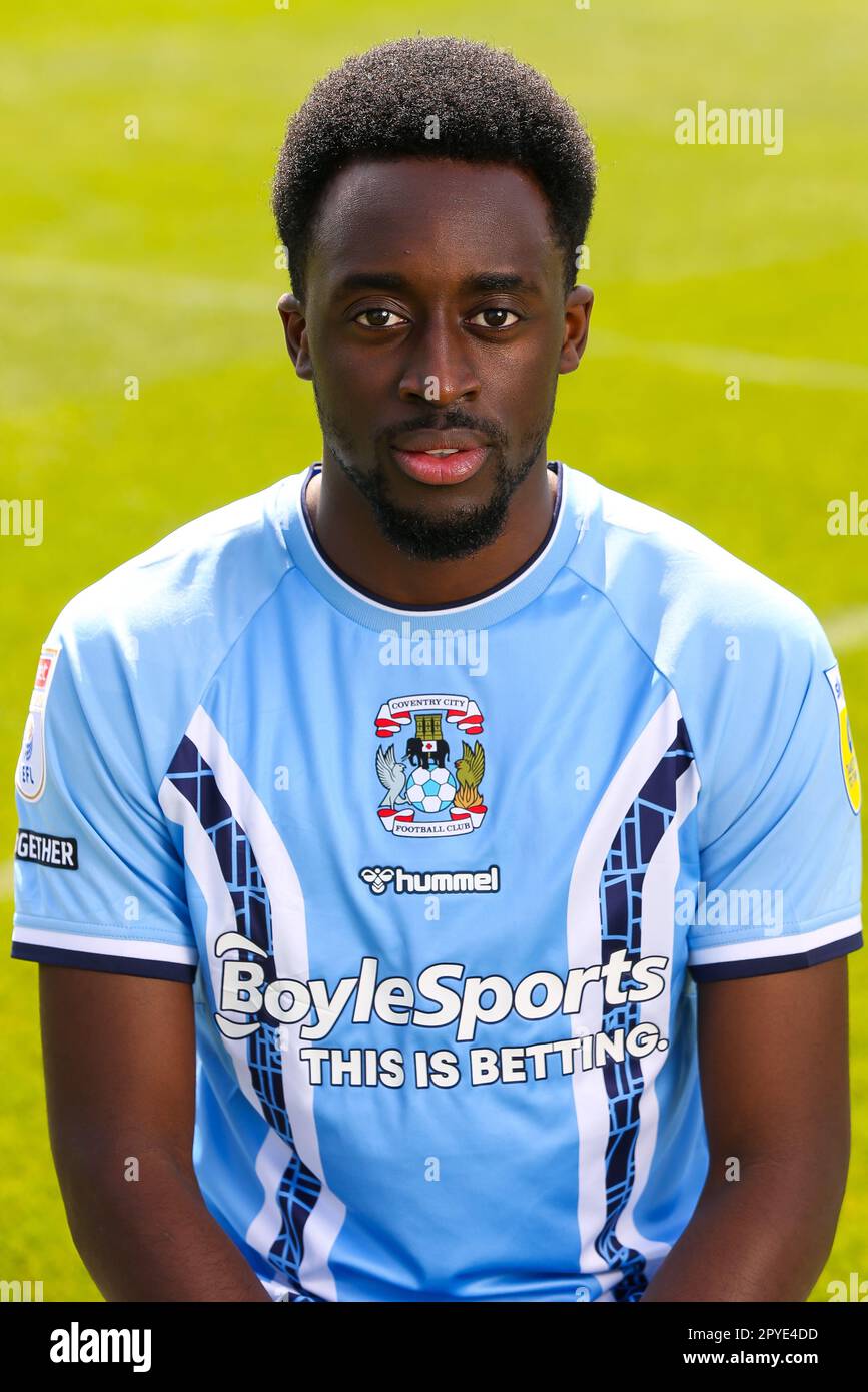 Coventry City's Fabio Tavares during a Coventry City photocall held at Ryton Training Ground, Coventry. Picture date: Wednesday May 3, 2022. Stock Photo