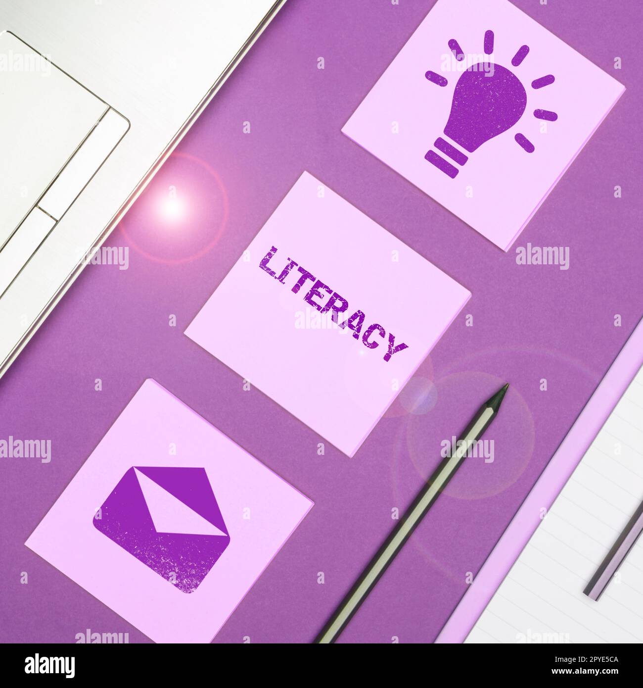 Conceptual caption literacy business approach ability to read and