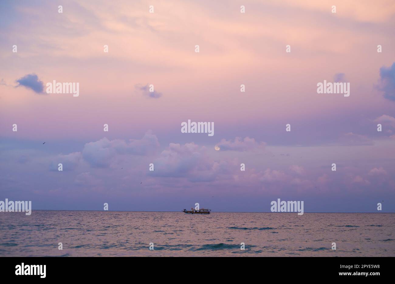 Purple sky at sea hi-res stock photography and images - Alamy