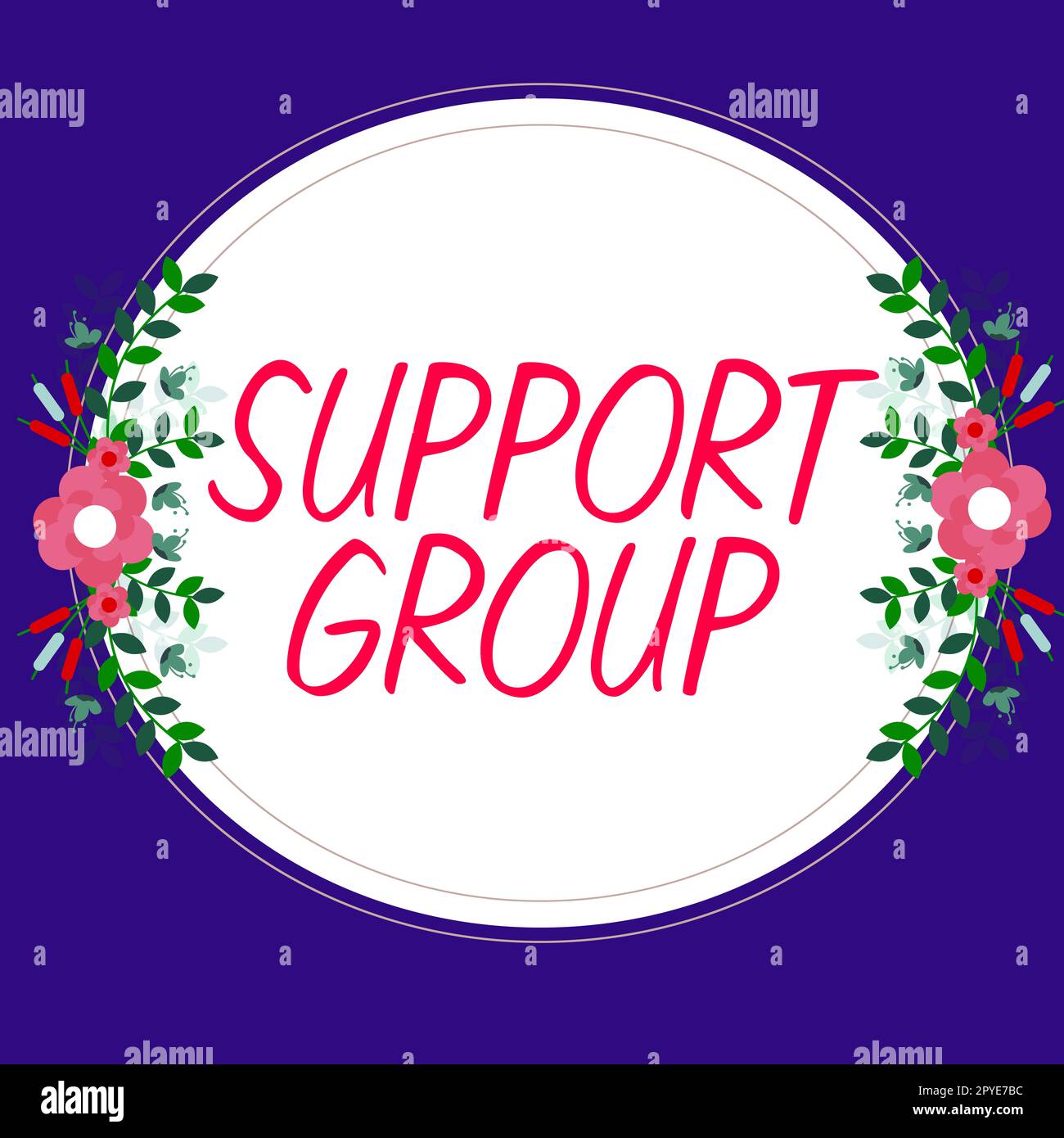Hand writing sign Support Group. Internet Concept number of people ...