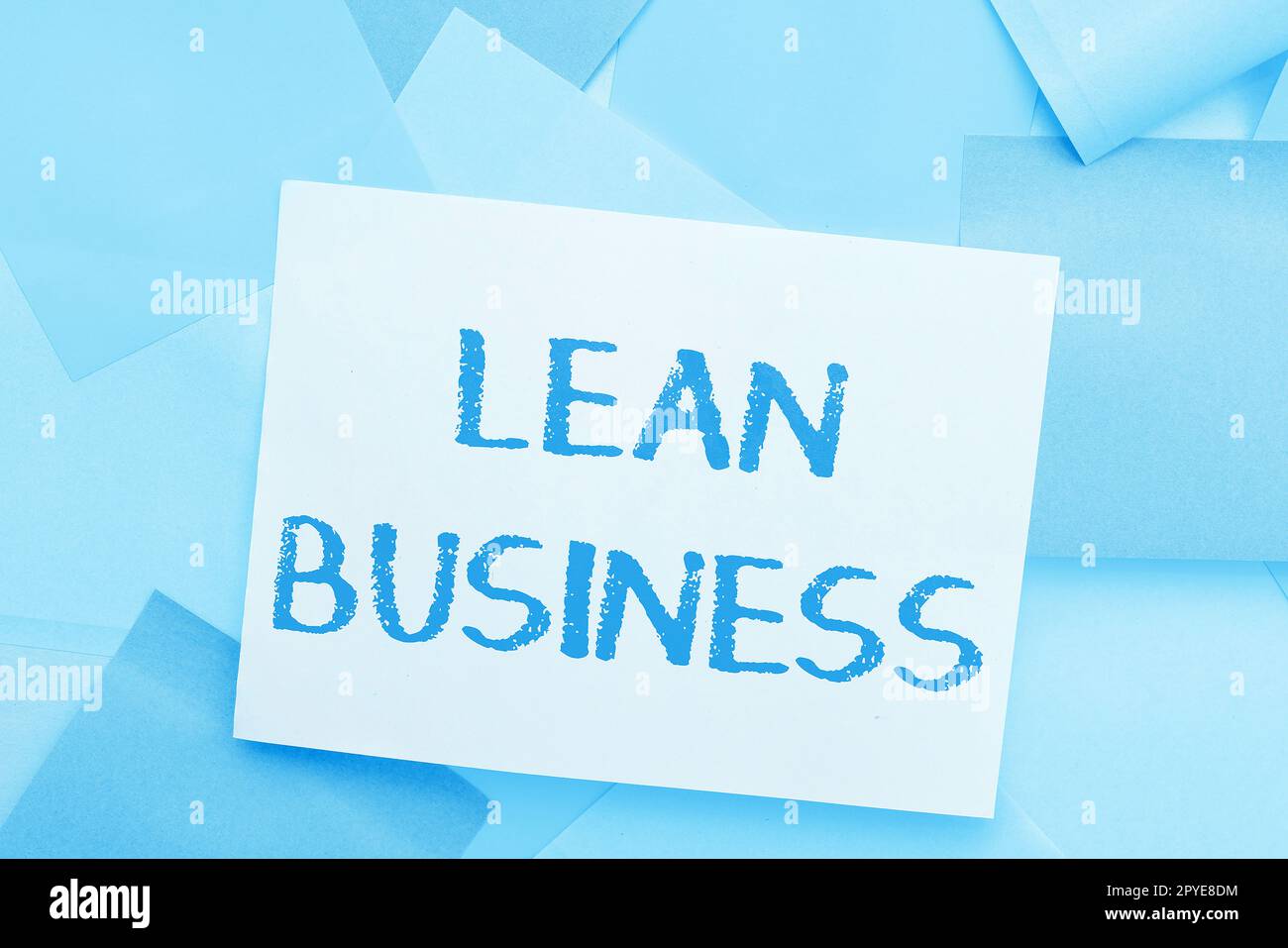 Handwriting text Lean Business. Word for improvement of waste minimization without sacrificing productivity Stock Photo