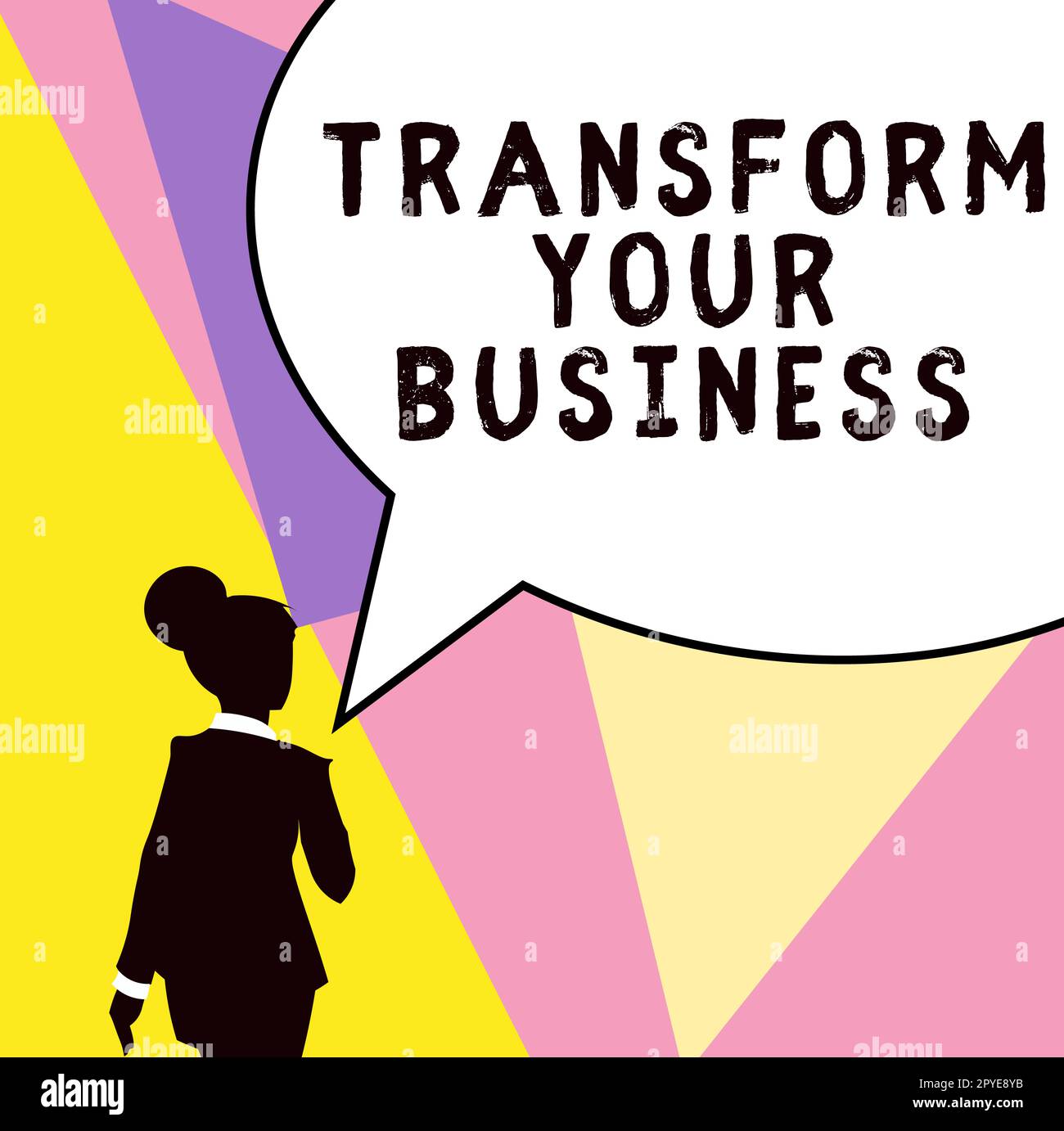Inspiration showing sign Transform Your Business. Business concept Modify energy on innovation and sustainable growth Stock Photo