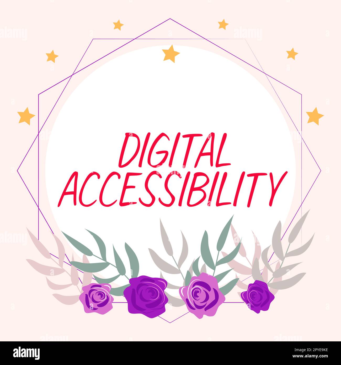Conceptual caption Digital Accessibility. Concept meaning electronic technology that generates stores and processes data Stock Photo